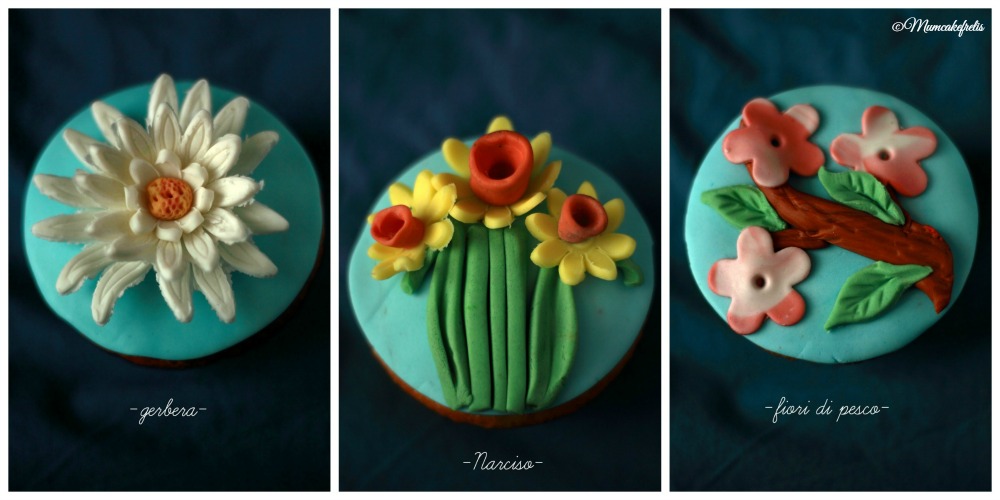 multi flower cupcakes