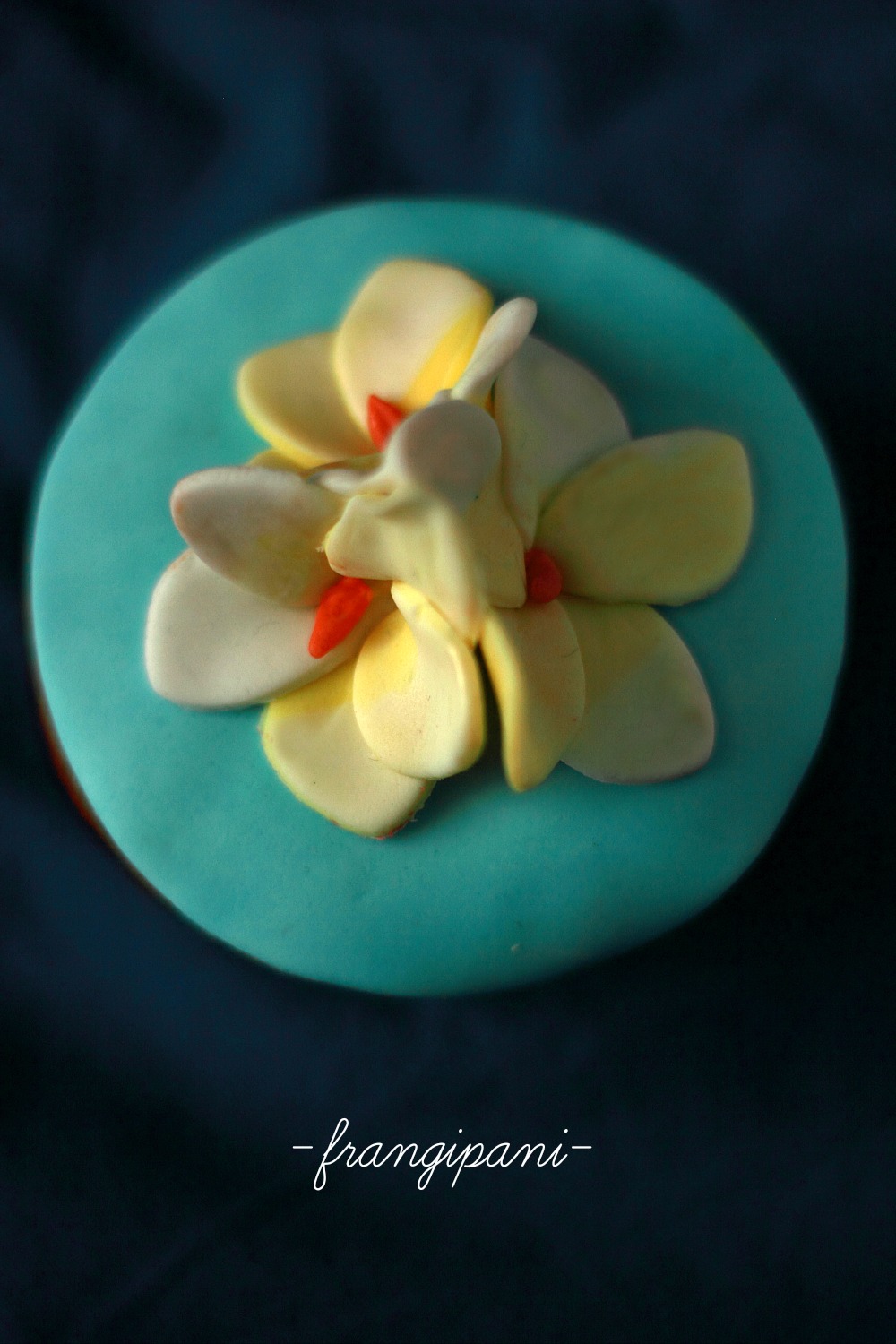 Cupcake con frangipani 