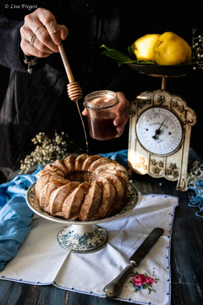 torta di mele cotogne frullate