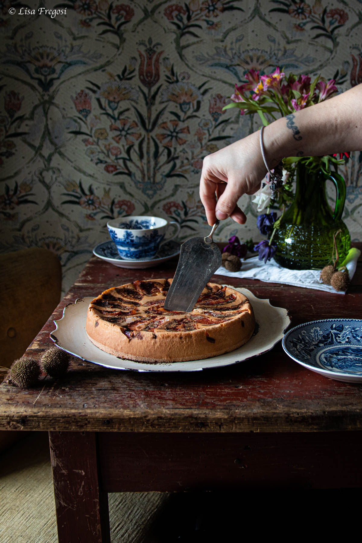 cotogne , ricette dolci, torta con cotogne sciroppate