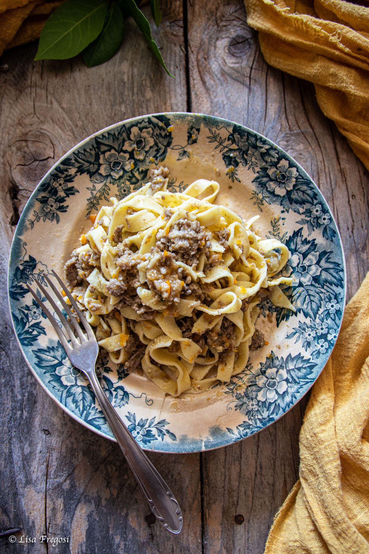 ragu' di cinghiale in bianco