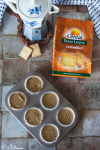 ricetta mini cheesecake al caffè con novellini Céréal per la festa del papà